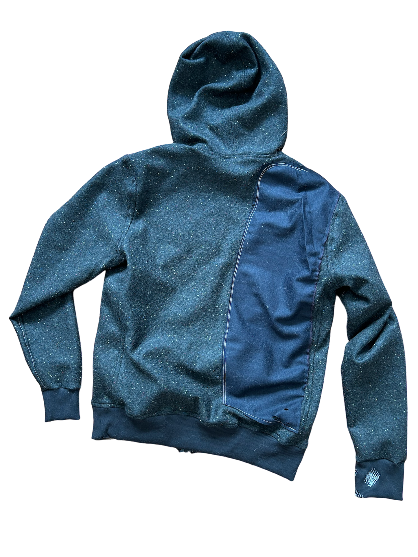 Zip-up grey regular hoodie M