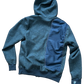 Zip-up grey regular hoodie M